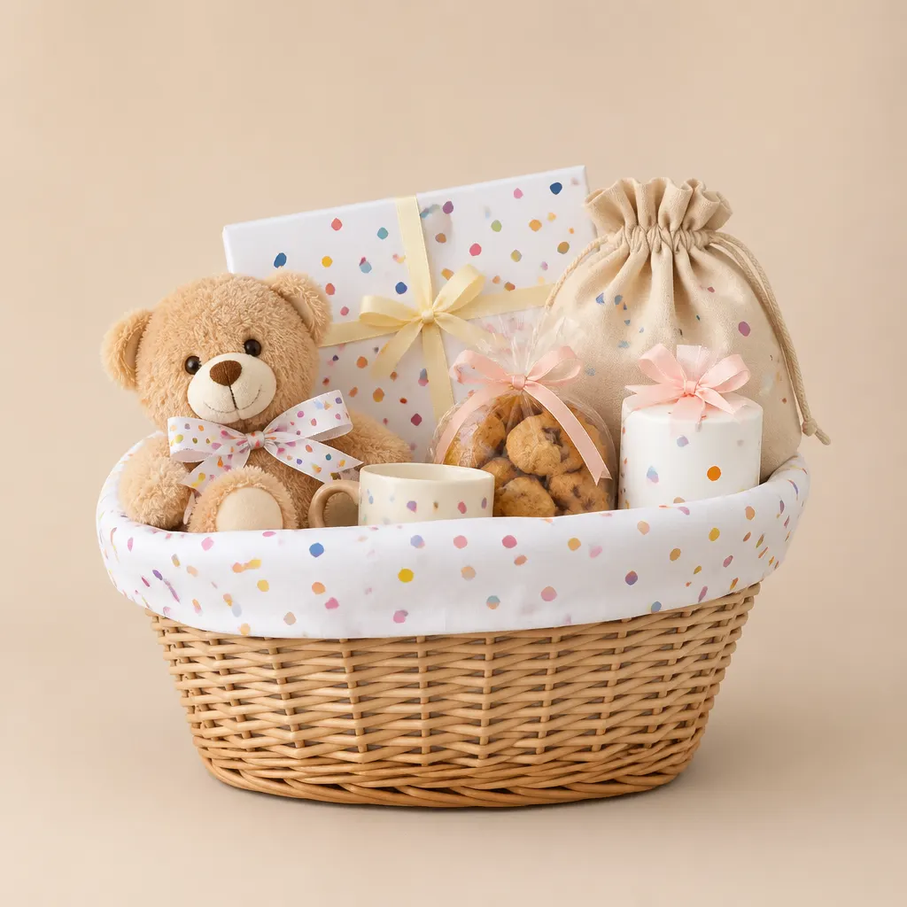Confetti Birthday Basket