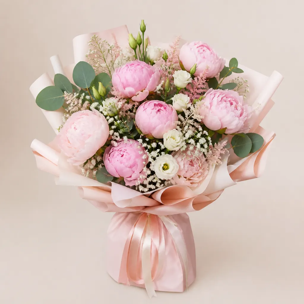 Pastel Peony Birthday Bunch